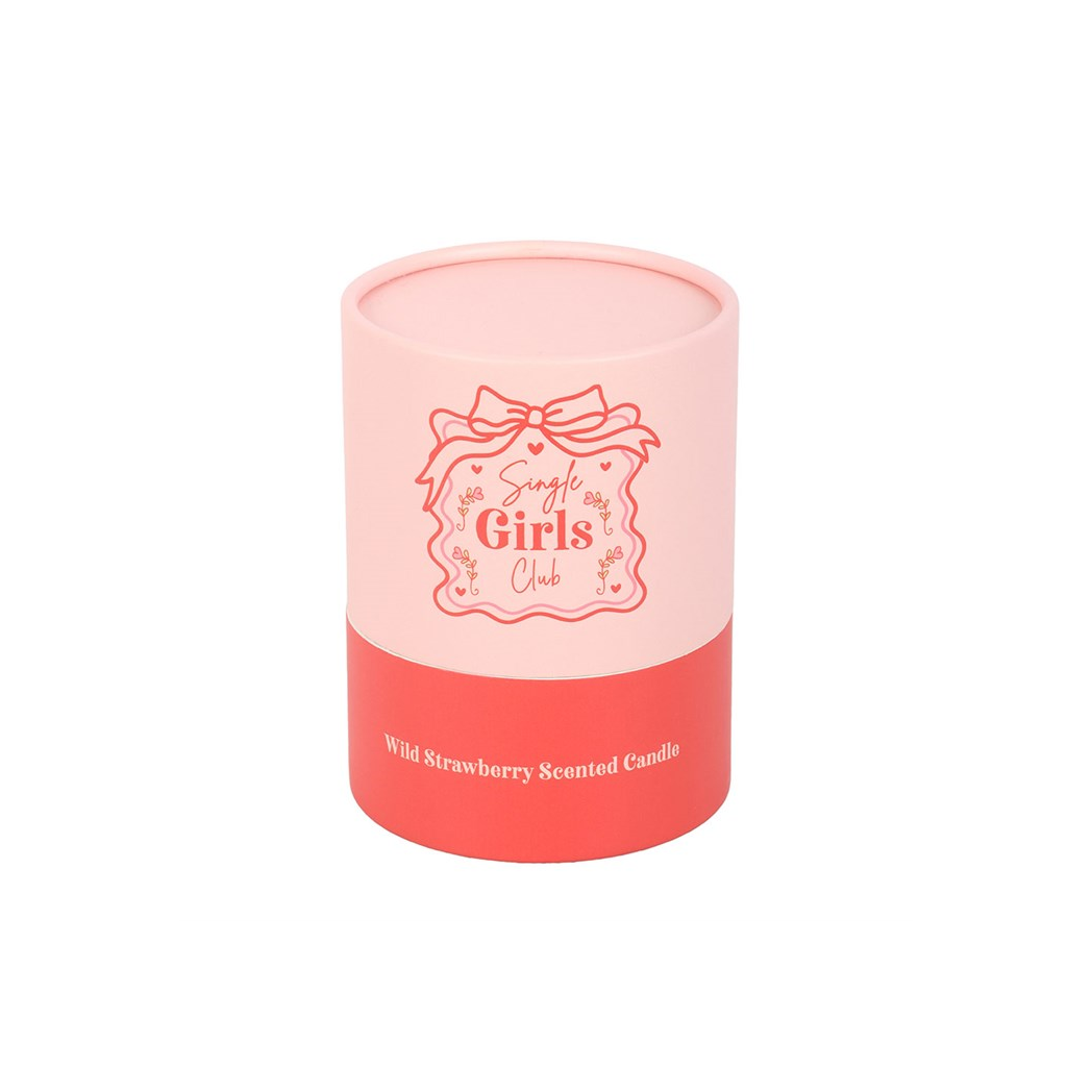 Single Girls Club Wild Strawberry Candle