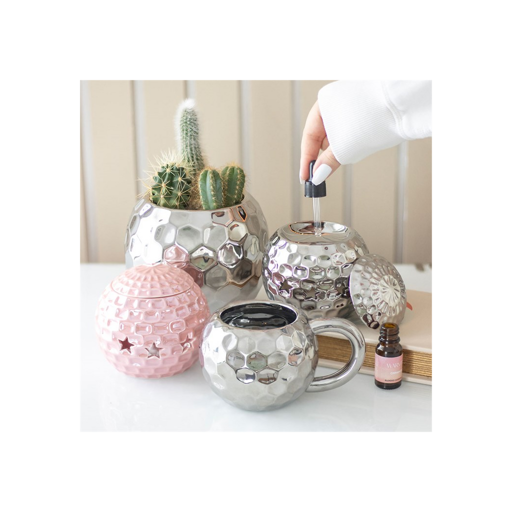 Pink Disco Ball Oil Burner