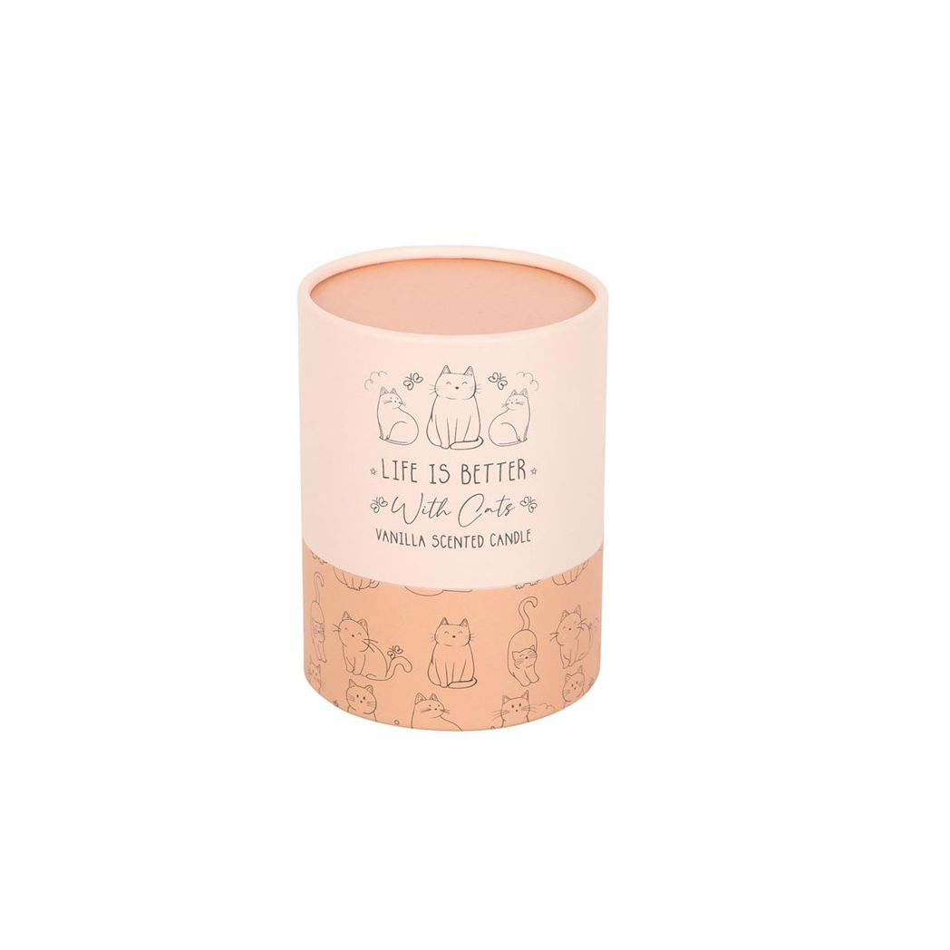 Life Is Better With Cats Vanilla Candle