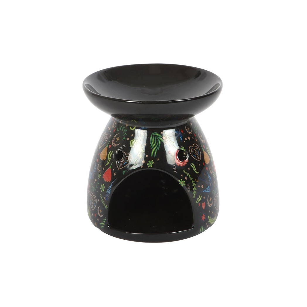 Midnight Bloom Print Oil Burner