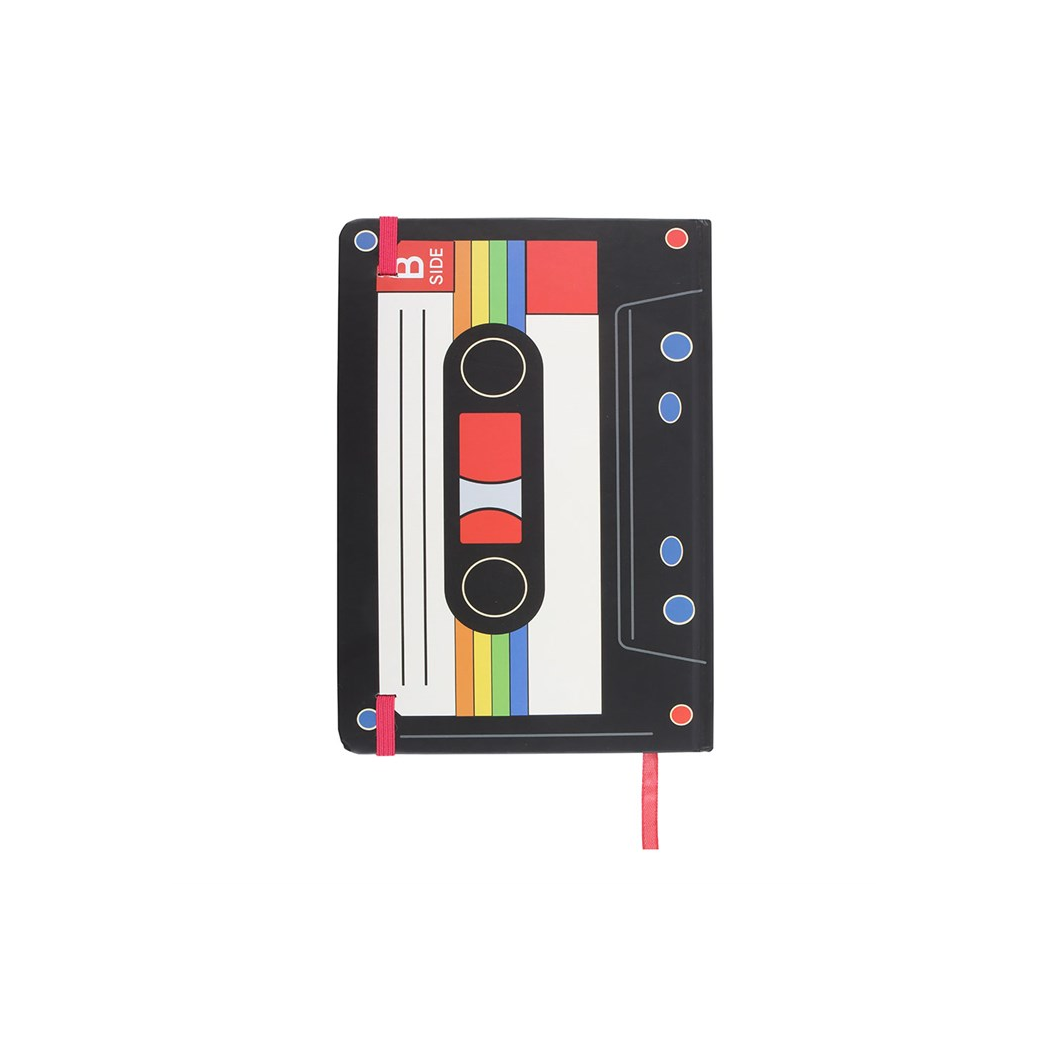 Retro Cassette Tape A5 Notebook