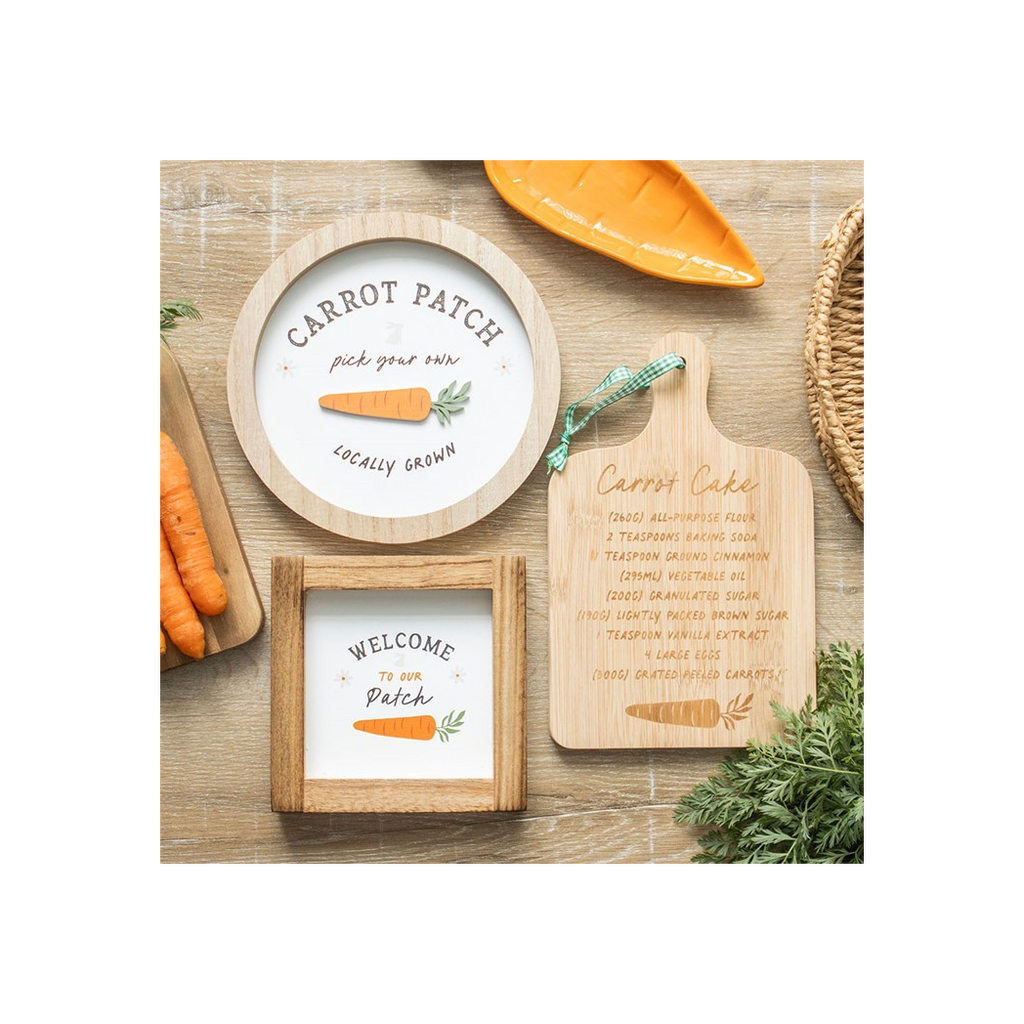 Welcome to Our Patch Wooden Frame Sign