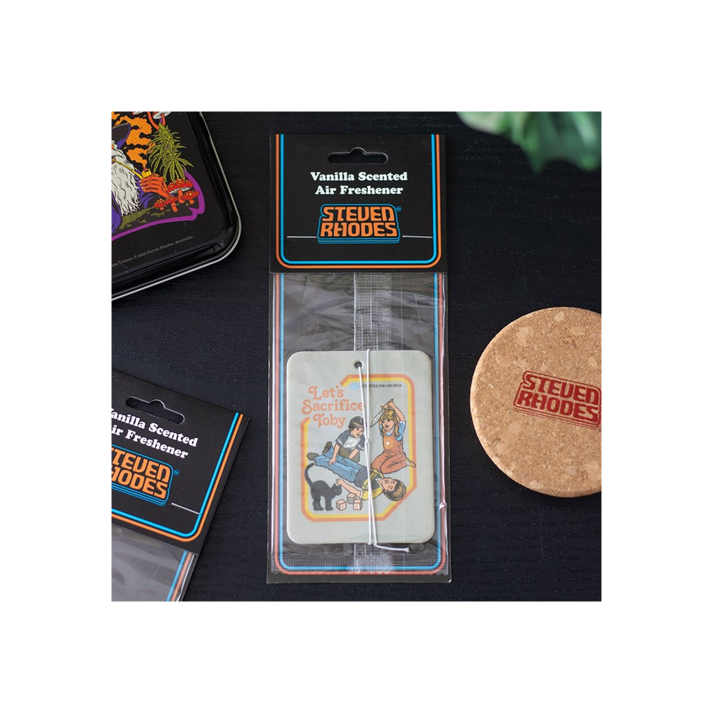 Let's Sacrifice Toby Vanilla Air Freshener by Steven Rhodes