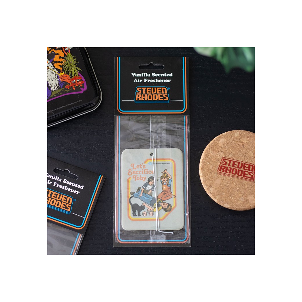 Let's Sacrifice Toby Vanilla Air Freshener by Steven Rhodes