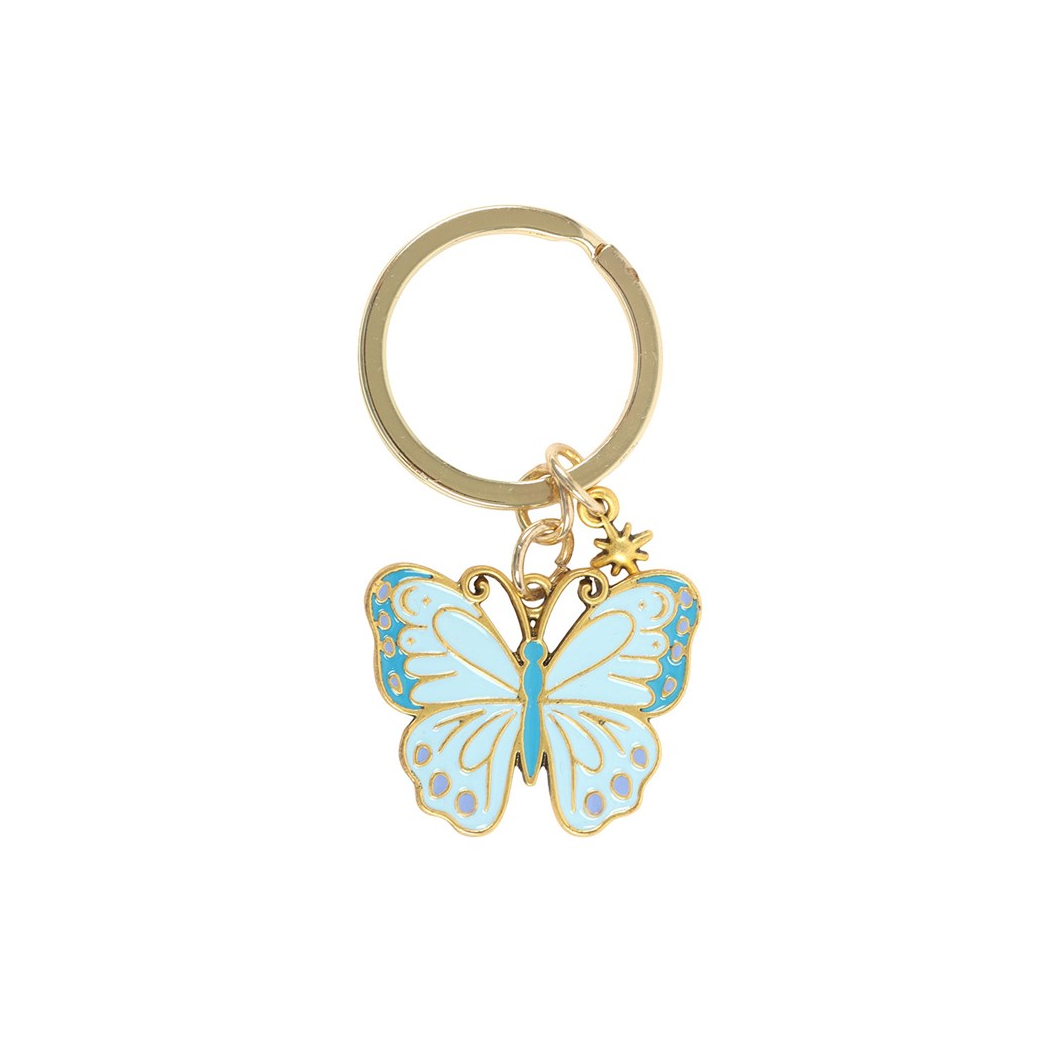 Luna Butterfly Keyring