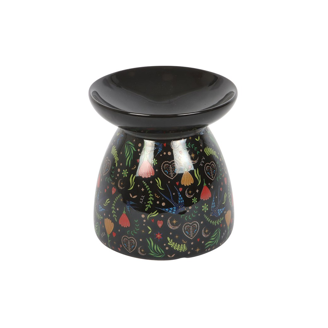 Midnight Bloom Print Oil Burner