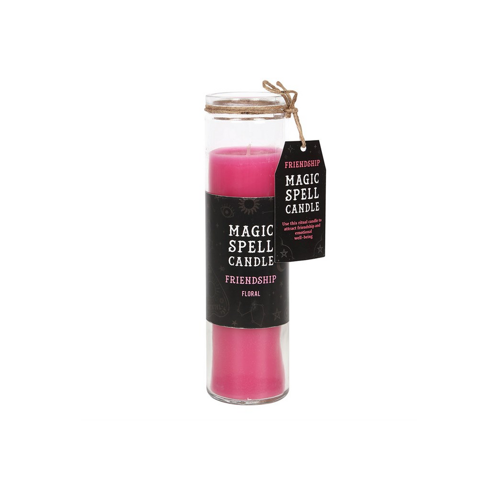 Friendship Floral Magic Spell Tube Candle