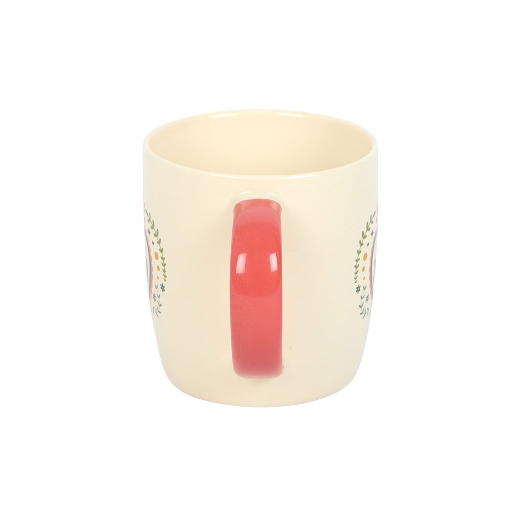 Mum Folk Heart Mug