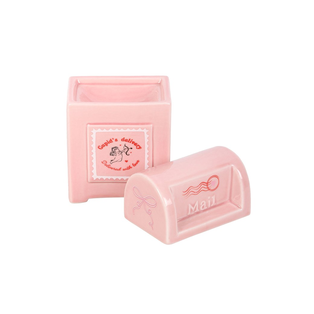 Cupid's Delivery Valentine Postbox Oil Burner