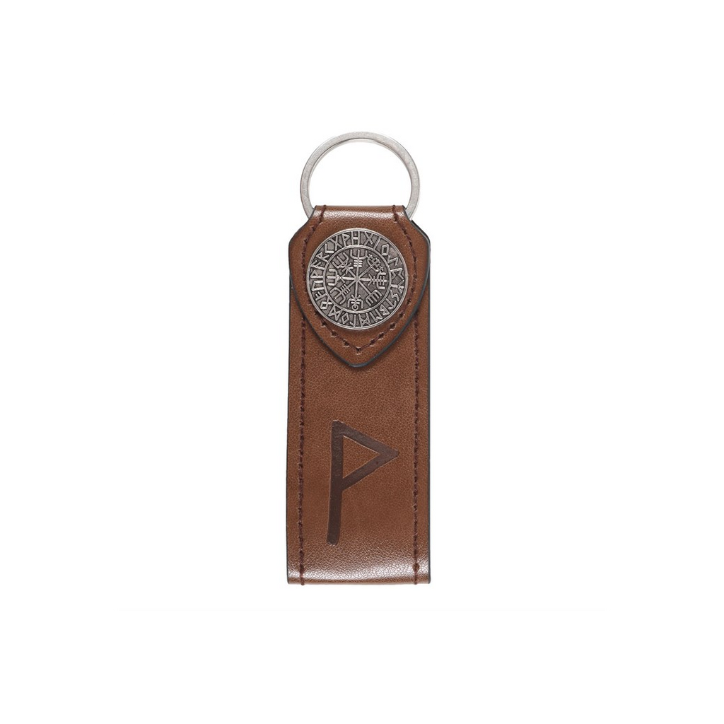 Joy Viking Rune Faux Leather Keyring