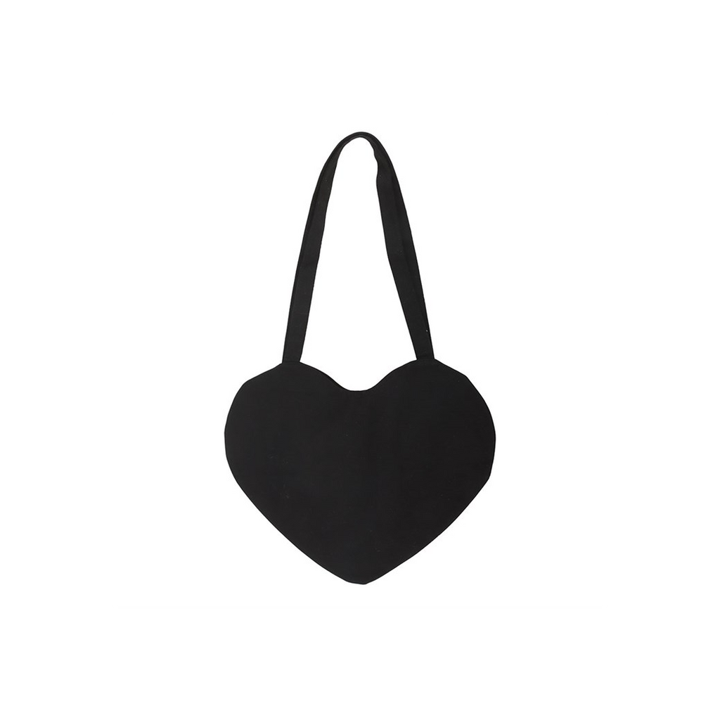 Burning Heart Satin Tote Bag
