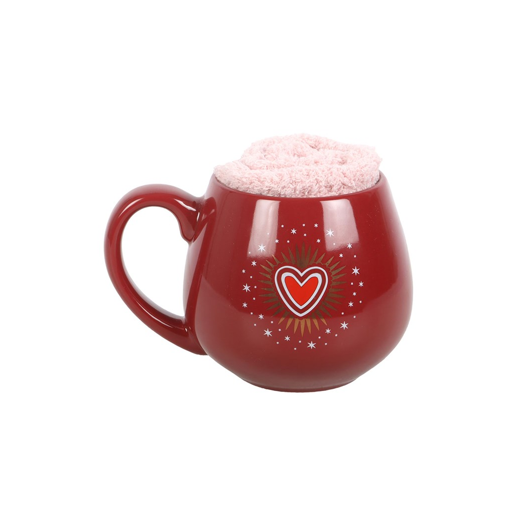 Sacred Heart Mug and Socks Set