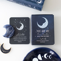 Sodalite Crystal Moon Keepsake Stone in a Box