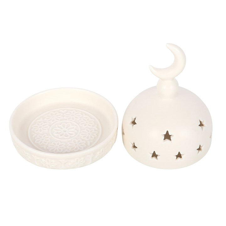 Mosque Incense Cone and Tealight Holder