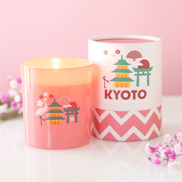 Kyoto Bamboo & Cherry Blossom Scented Candle