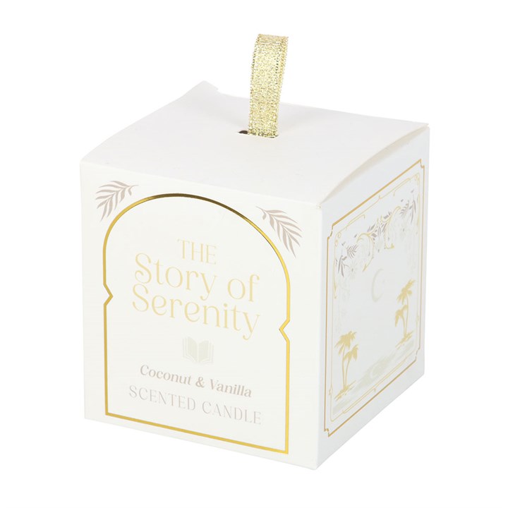 The Story of Serenity Coconut & Vanilla Candle