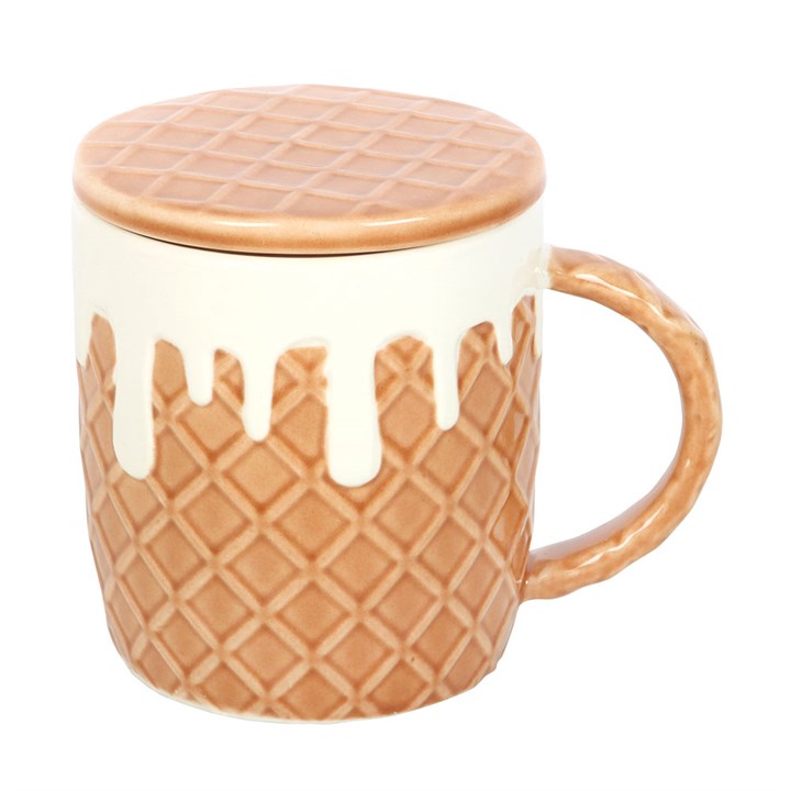 Waffle Mug and Coaster Set