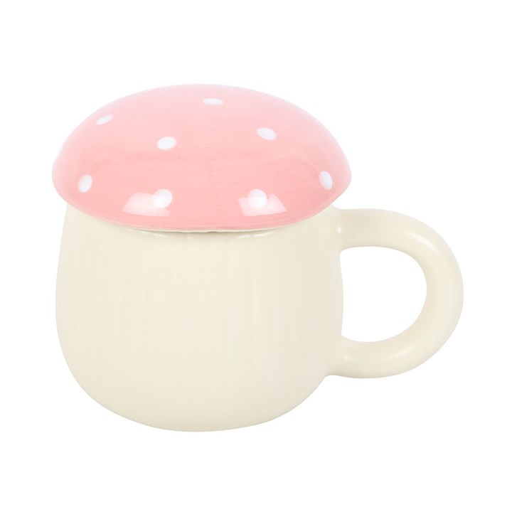 Pink Mushroom Mug