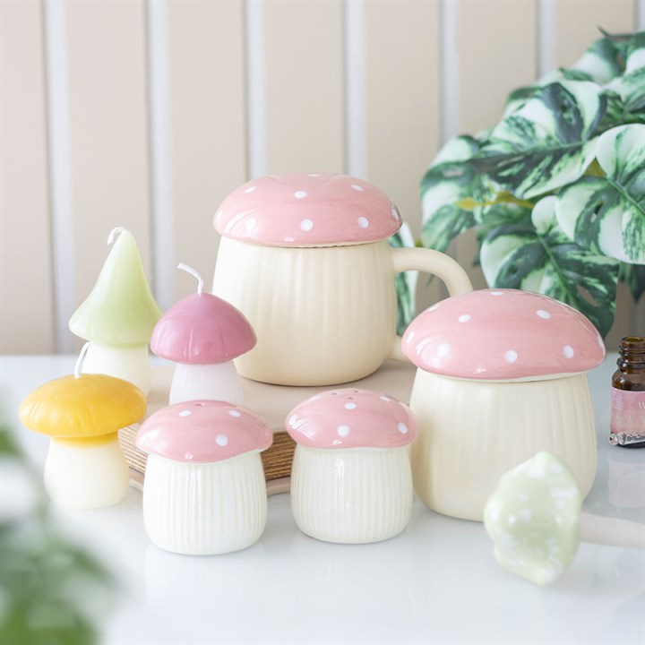Pink Mushroom Mug