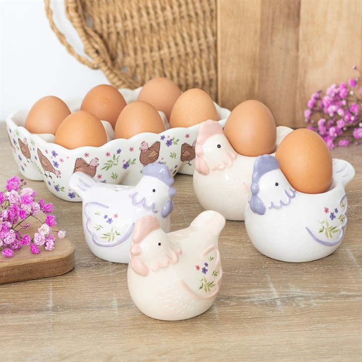 Hen Shaped Salt and Pepper Shakers