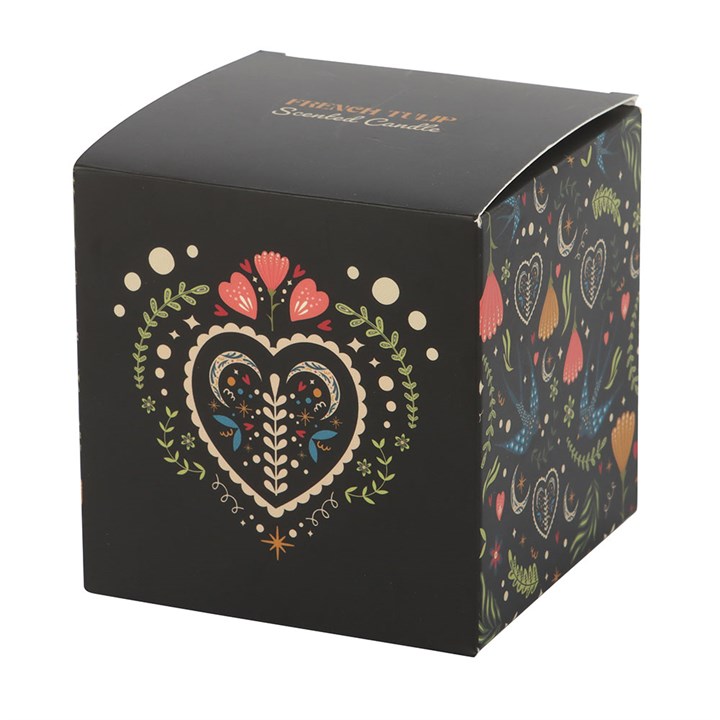 Midnight Bloom Black French Tulip Scented Candle