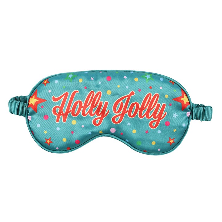 Holly Jolly Satin Sleep Mask