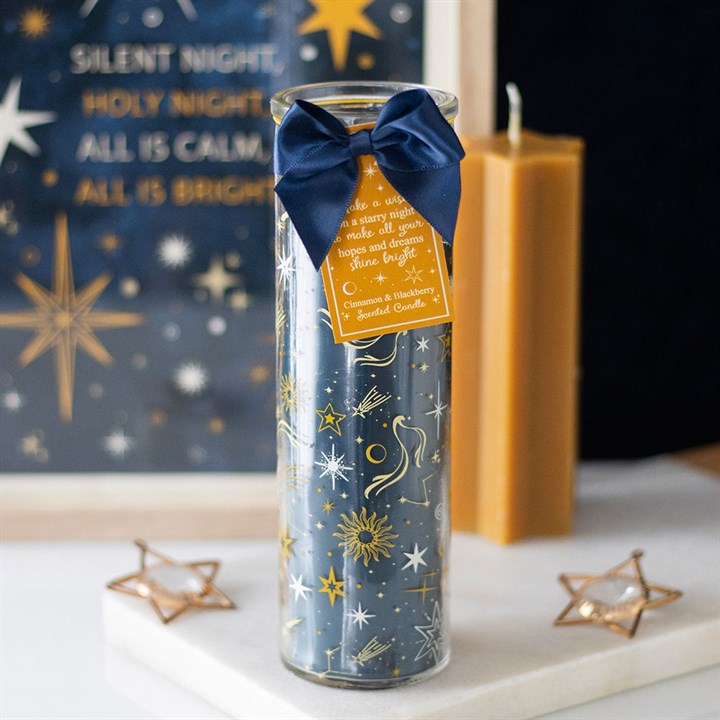 Starry Night Cinnamon & Blackberry Tube Candle