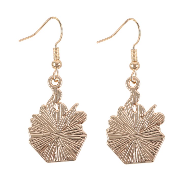 Burning Dice Earrings