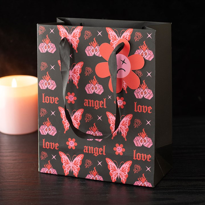 23cm Medium Flaming Butterfly Gift Bag