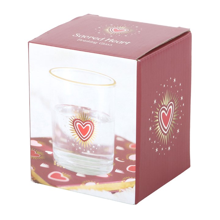 Sacred Heart Drinking Glass
