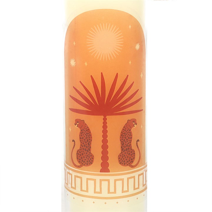 Leopard Palm Sandalwood & Oud Tube Candle