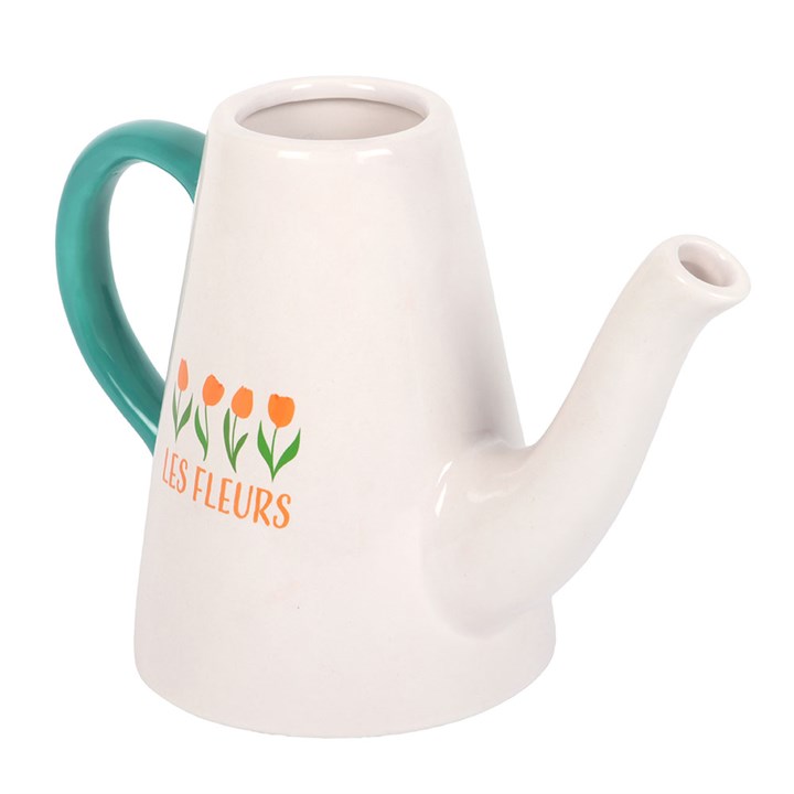 Les Fleurs Tulip Ceramic Watering Can