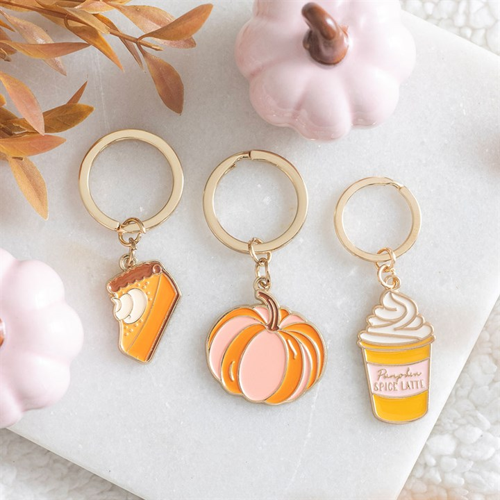 Pretty Pumpkin Keyring