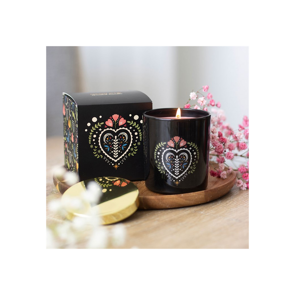 Midnight Bloom Black French Tulip Scented Candle