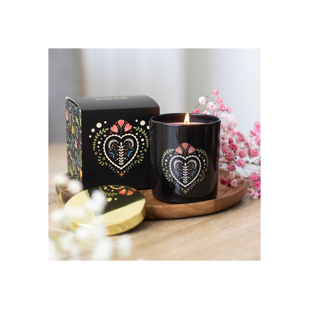 Midnight Bloom Black French Tulip Scented Candle