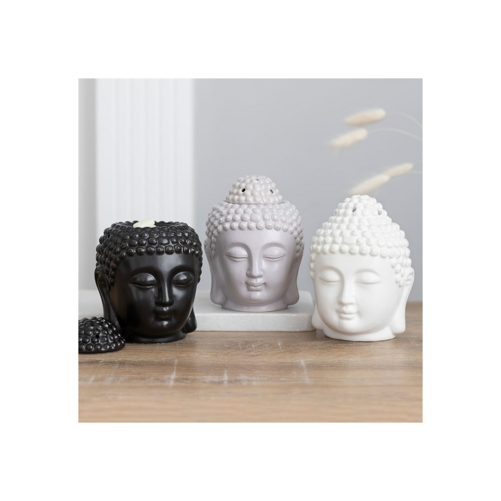 Black Buddha Head Oil Burner