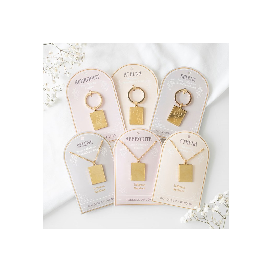 Set of 6 Goddess Energy Keyrings
