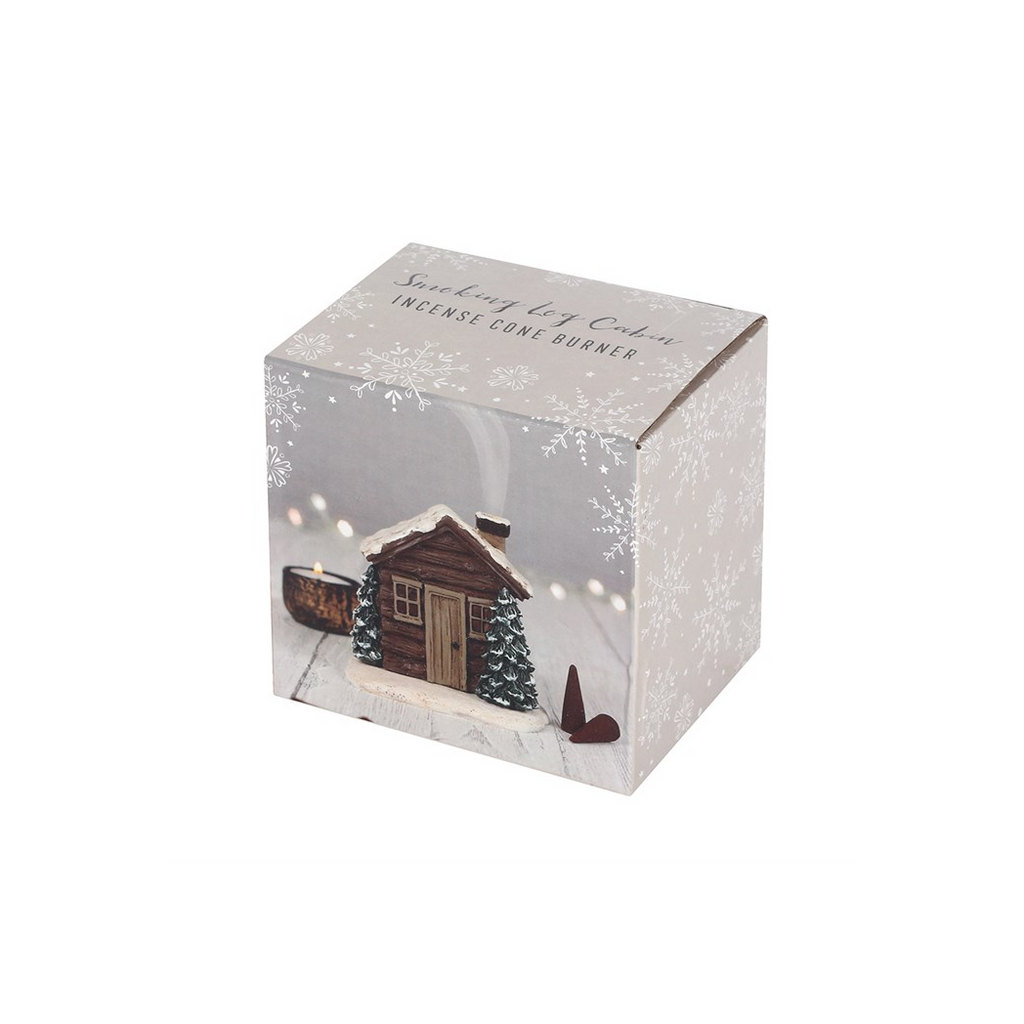 Log Cabin Incense Cone Burner