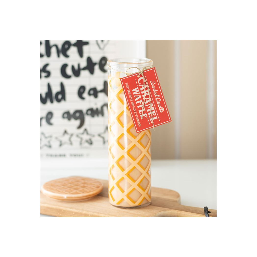 Caramel Waffle Scented Tube Candle