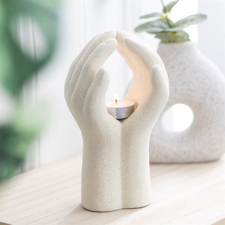 Praying Hands Tealight Holder
