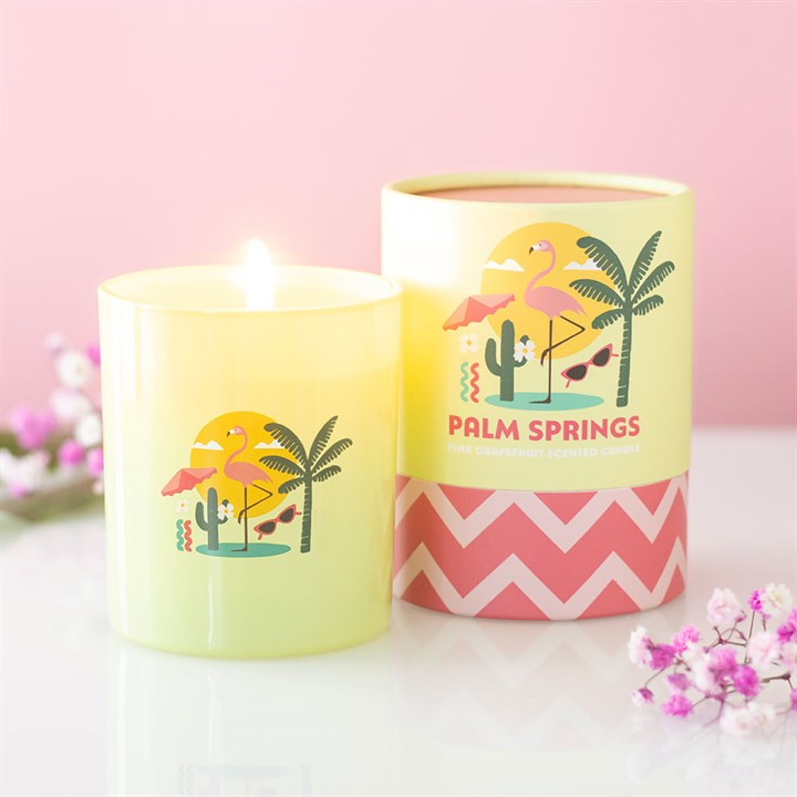 Palm Springs Pink Grapefruit Scented Candle